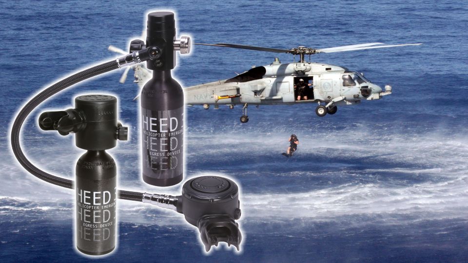 HEED 3 Submersible Systems' life saving Helicopter